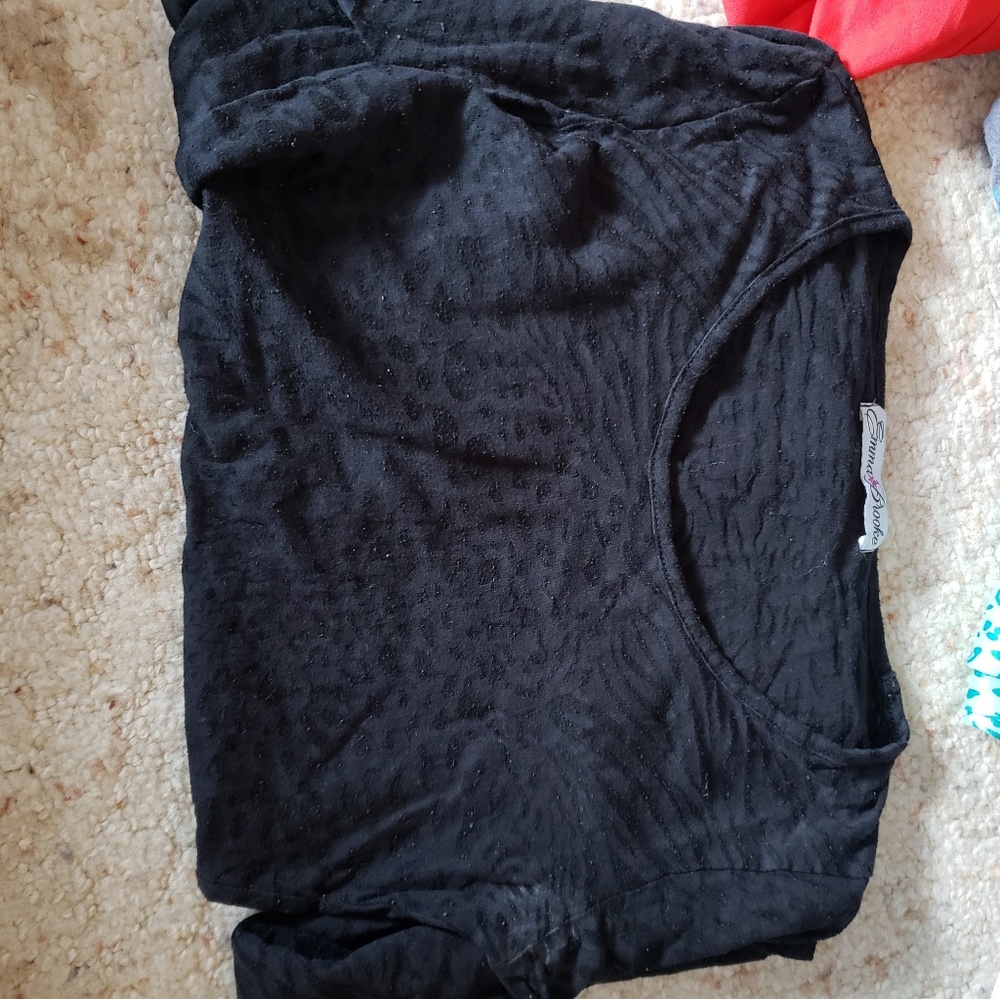 Sheer long sleeve